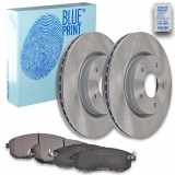 BLUE PRINT Bremsbelagsatz, Scheibenbremse ADN142140 + Bremsscheibe ADN143152