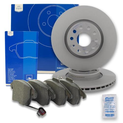 ATE Bremsscheibe 24.0125-0158.1 + Bremsbelagsatz, Scheibenbremse 13.0460-7184.2 Bild ATE Bremsscheibe 24.0125-0158.1 + Bremsbelagsatz, Scheibenbremse 13.0460-7184.2