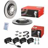 BREMBO Bremsbelagsatz, Scheibenbremse P 85 142 + Bremsscheibe 09.A200.11