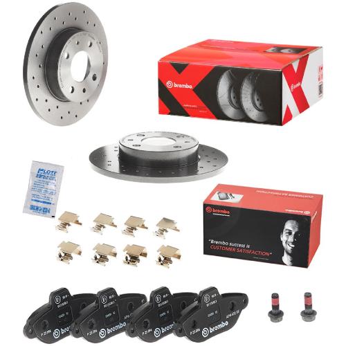 BREMBO Bremsscheibe 08.5085.1X + Bremsbelagsatz, Scheibenbremse P 23 096 Bild BREMBO Bremsscheibe 08.5085.1X + Bremsbelagsatz, Scheibenbremse P 23 096