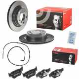 BREMBO Warnkontakt, Bremsbelagverschleiß A 00 212 + Bremsscheibe 09.9793.11 + Bremsbelagsatz, Scheibenbremse P 06 038