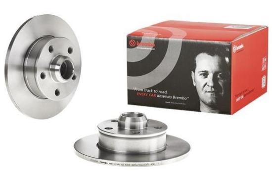BREMBO Bremsscheibe 08.5005.20 + Bremsbelagsatz, Scheibenbremse P 85 017 Bild BREMBO Bremsscheibe 08.5005.20 + Bremsbelagsatz, Scheibenbremse P 85 017
