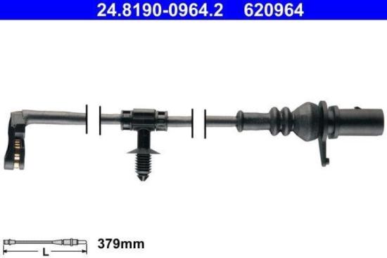 ATE Warnkontakt, Bremsbelagverschleiß 24.8190-0964.2 ZIMMERMANN Bremsbelagsatz, Scheibenbremse 22307.168.1 + Bremsscheibe 100.3376.52 Bild ATE Warnkontakt, Bremsbelagverschleiß 24.8190-0964.2 ZIMMERMANN Bremsbelagsatz, Scheibenbremse 22307.168.1 + Bremsscheibe 100.3376.52