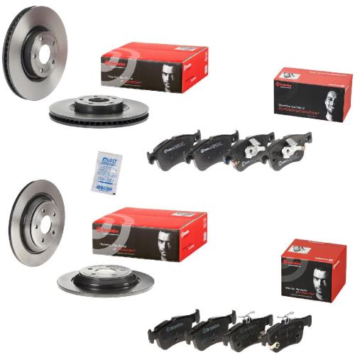 BREMBO Bremsbelagsatz, Scheibenbremse P 24 217 + Bremsbelagsatz, Scheibenbremse P 24 218 + Bremsscheibe 09.N378.11 + Bremsscheibe 08.D575.11 Bild BREMBO Bremsbelagsatz, Scheibenbremse P 24 217 + Bremsbelagsatz, Scheibenbremse P 24 218 + Bremsscheibe 09.N378.11 + Bremsscheibe 08.D575.11