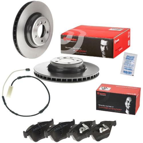 BREMBO Warnkontakt, Bremsbelagverschleiß A 00 436 + Bremsbelagsatz, Scheibenbremse P 06 081 + Bremsscheibe 09.A599.11 Bild BREMBO Warnkontakt, Bremsbelagverschleiß A 00 436 + Bremsbelagsatz, Scheibenbremse P 06 081 + Bremsscheibe 09.A599.11