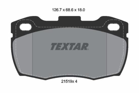 TEXTAR Bremsscheibe 92230503 + Bremsscheibe 92061300 + Bremsbelagsatz, Scheibenbremse 2151901 + Bremsbelagsatz, Scheibenbremse 2347101 Bild TEXTAR Bremsscheibe 92230503 + Bremsscheibe 92061300 + Bremsbelagsatz, Scheibenbremse 2151901 + Bremsbelagsatz, Scheibenbremse 2347101