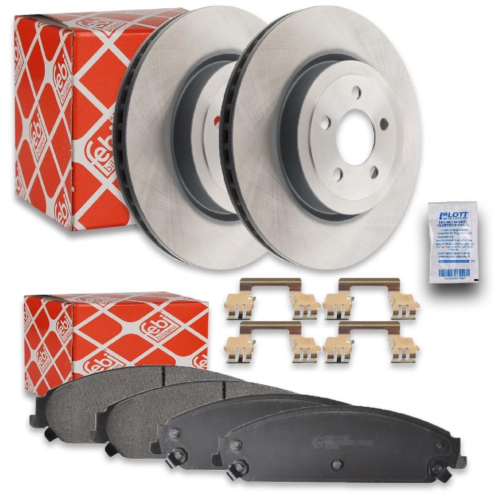 FEBI BILSTEIN Bremsbelagsatz, Scheibenbremse 116112 + Bremsscheibe 43944