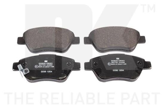 NK Bremsbelagsatz, Scheibenbremse 223635 + Bremsscheibe 202348 Bild NK Bremsbelagsatz, Scheibenbremse 223635 + Bremsscheibe 202348