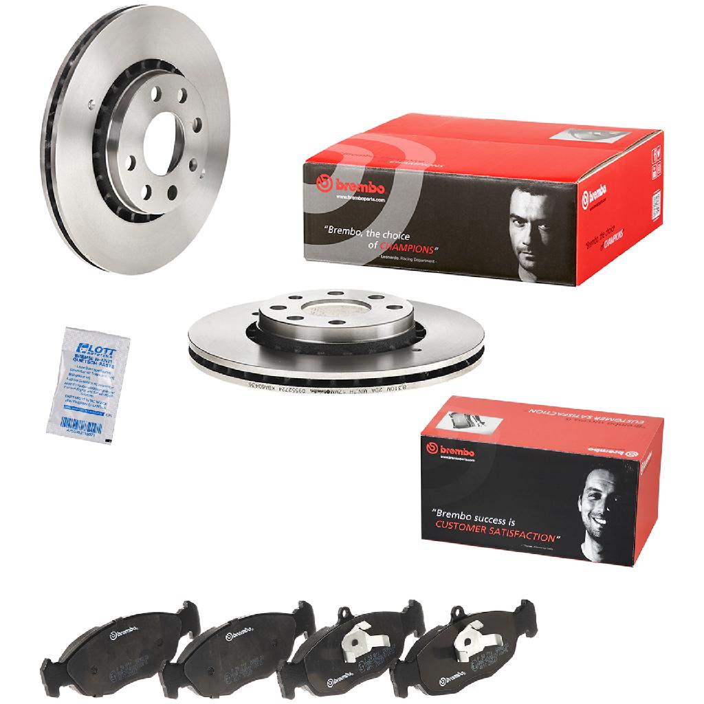 BREMBO Bremsscheibe 09.5527.24 + Bremsbelagsatz, Scheibenbremse P 59 011