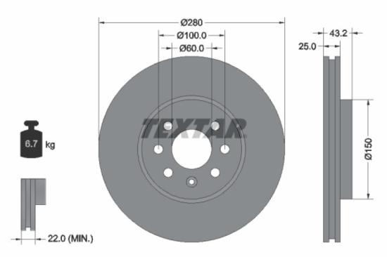 TEXTAR Bremsbelagsatz, Scheibenbremse 2383201 + Bremsbelagsatz, Scheibenbremse 2341703 + Bremsscheibe 92129303 + Bremsscheibe 92092003 Bild TEXTAR Bremsbelagsatz, Scheibenbremse 2383201 + Bremsbelagsatz, Scheibenbremse 2341703 + Bremsscheibe 92129303 + Bremsscheibe 92092003