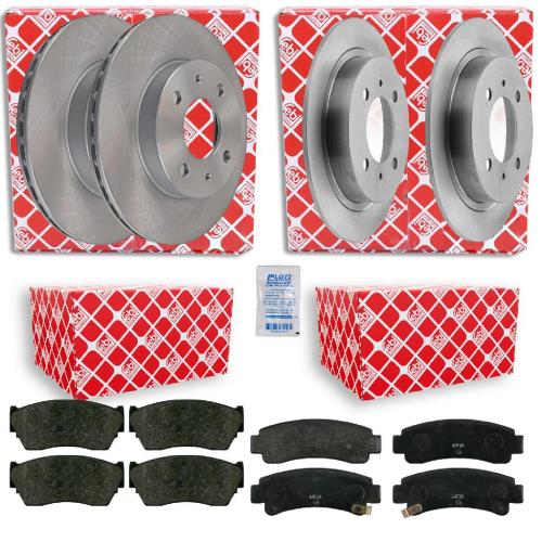 FEBI BILSTEIN Bremsbelagsatz, Scheibenbremse 16270 + Bremsscheibe 15893 + Bremsbelagsatz, Scheibenbremse 16204 + Bremsscheibe 10627 Bild FEBI BILSTEIN Bremsbelagsatz, Scheibenbremse 16270 + Bremsscheibe 15893 + Bremsbelagsatz, Scheibenbremse 16204 + Bremsscheibe 10627