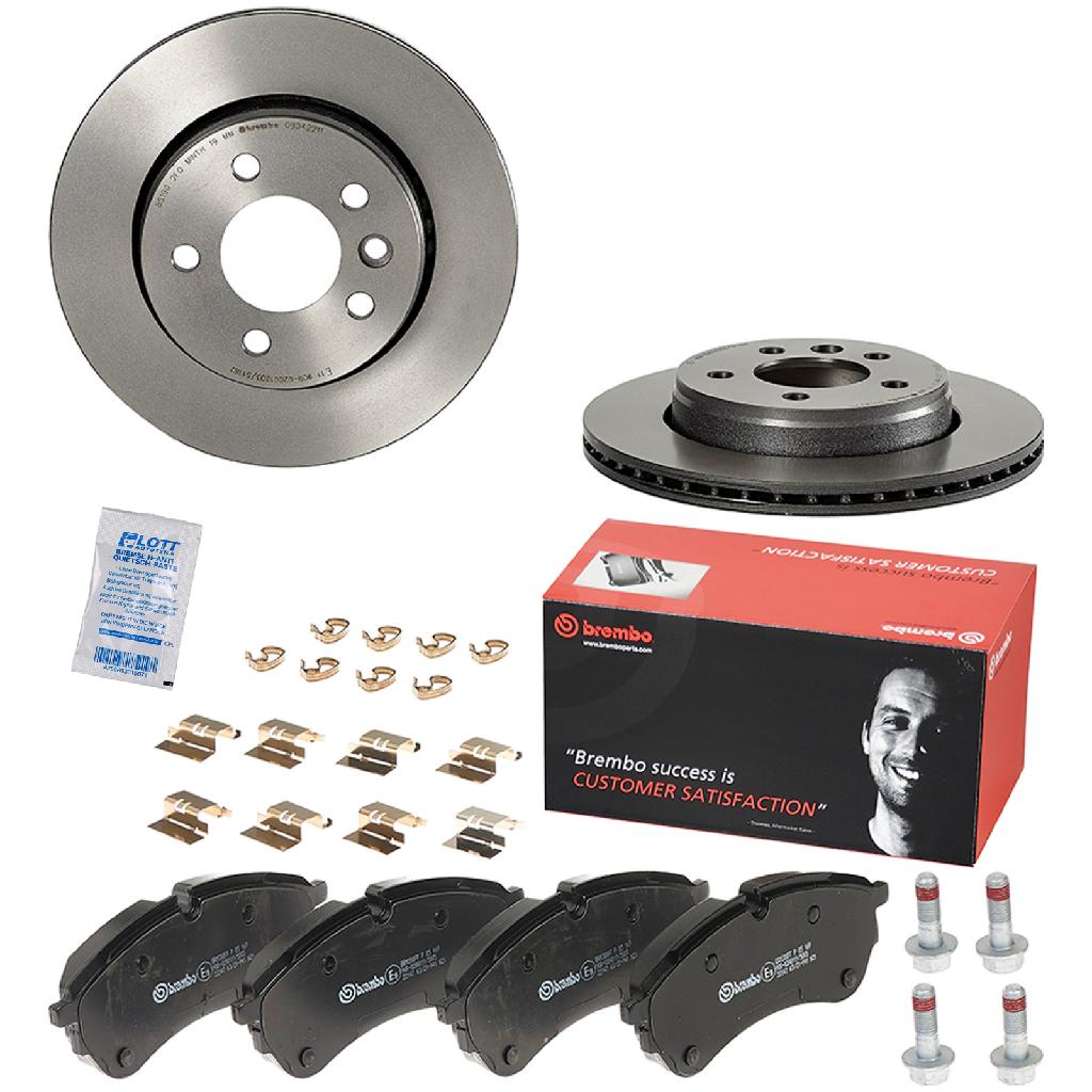 BREMBO Bremsscheibe 09.D422.11 + Bremsbelagsatz, Scheibenbremse P 85 169