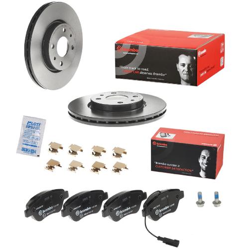 BREMBO Bremsscheibe 09.5843.11 + Bremsbelagsatz, Scheibenbremse P 23 085 Bild BREMBO Bremsscheibe 09.5843.11 + Bremsbelagsatz, Scheibenbremse P 23 085