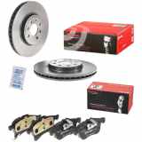 BREMBO Bremsscheibe 09.9159.21 + Bremsbelagsatz, Scheibenbremse P 59 045