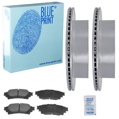 BLUE PRINT Bremsscheibe ADT343297 + Bremsbelagsatz, Scheibenbremse ADT342186 Bild BLUE PRINT Bremsscheibe ADT343297 + Bremsbelagsatz, Scheibenbremse ADT342186