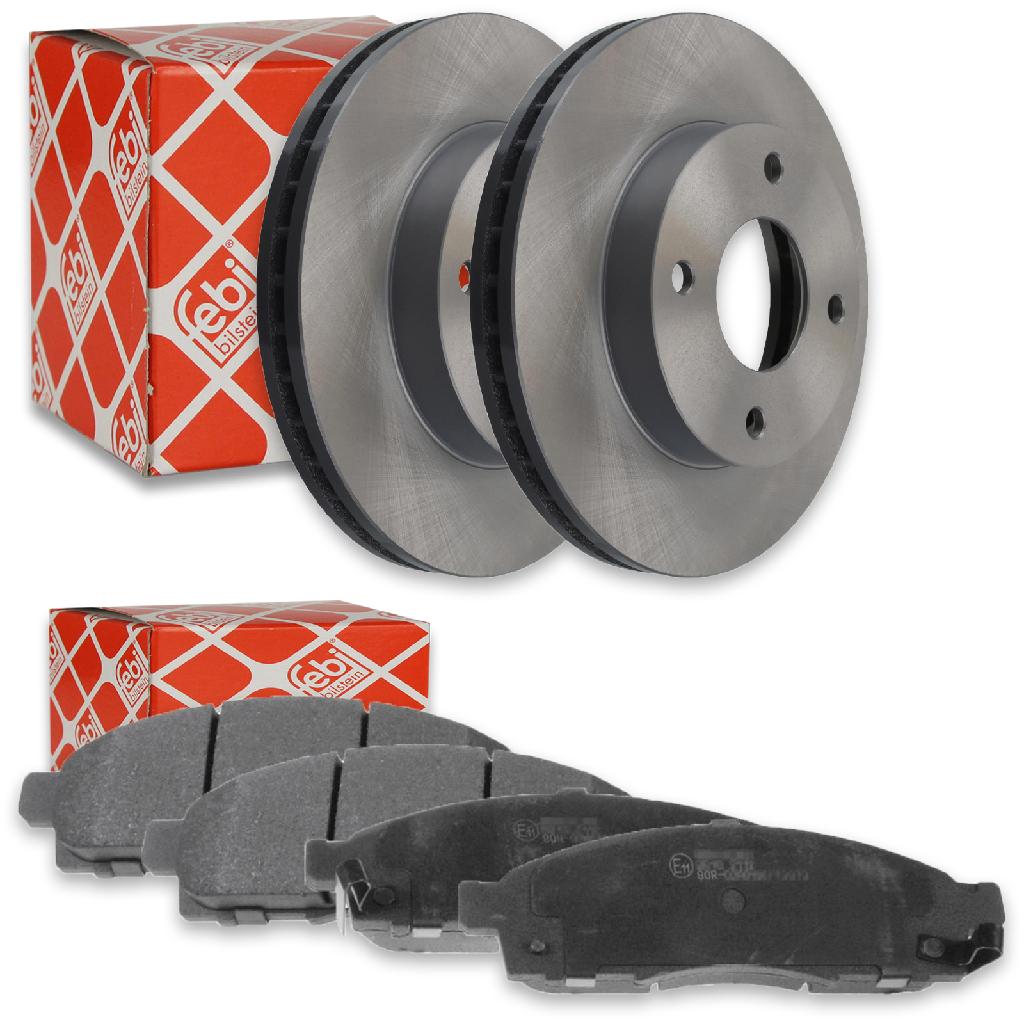 FEBI BILSTEIN Bremsbelagsatz, Scheibenbremse 116300 + Bremsscheibe 108425