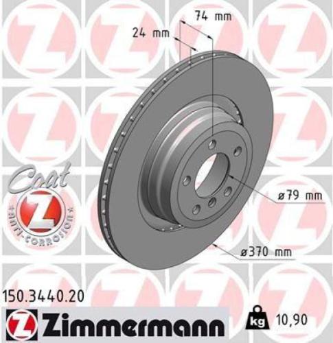 ATE Warnkontakt, Bremsbelagverschleiß 24.8190-0231.2 ZIMMERMANN Bremsscheibe 150.3440.20 + Bremsbelagsatz, Scheibenbremse 23309.170.1 Bild ATE Warnkontakt, Bremsbelagverschleiß 24.8190-0231.2 ZIMMERMANN Bremsscheibe 150.3440.20 + Bremsbelagsatz, Scheibenbremse 23309.170.1
