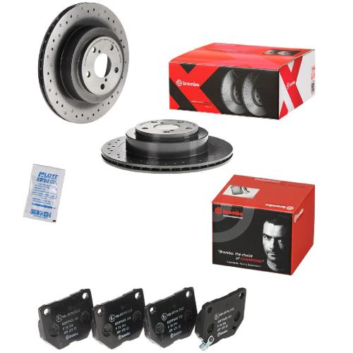 BREMBO Bremsscheibe 09.B041.1X + Bremsbelagsatz, Scheibenbremse P 78 016 Bild BREMBO Bremsscheibe 09.B041.1X + Bremsbelagsatz, Scheibenbremse P 78 016