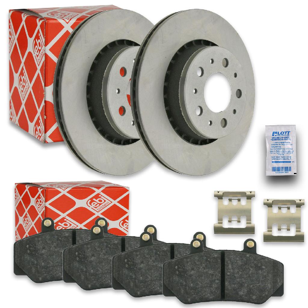 FEBI BILSTEIN Bremsbelagsatz, Scheibenbremse 16211 + Bremsscheibe 11448