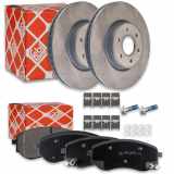 FEBI BILSTEIN Bremsbelagsatz, Scheibenbremse 116229 + Bremsscheibe 107222