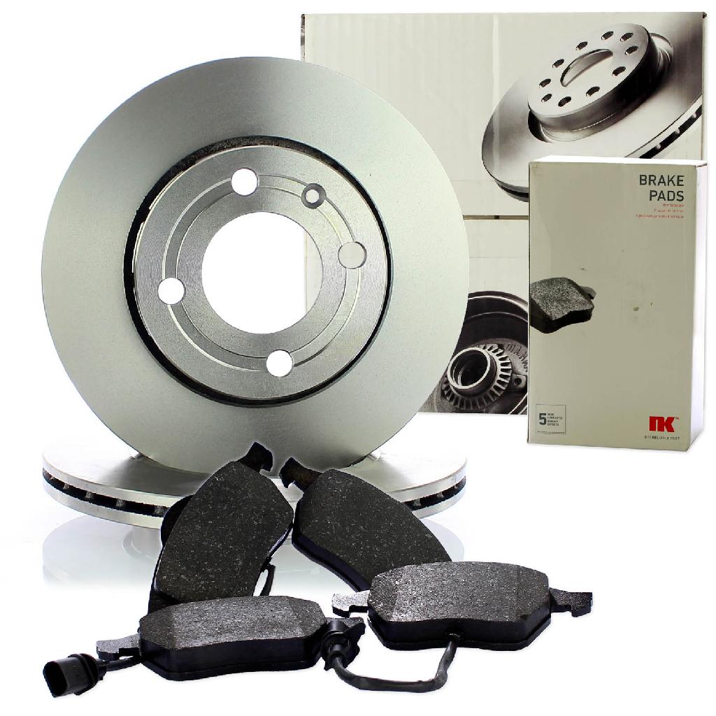 NK Bremsscheibe 204756 + Bremsbelagsatz, Scheibenbremse 224737