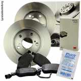 NK Bremsscheibe 2045123 + Bremsbelagsatz, Scheibenbremse 224586