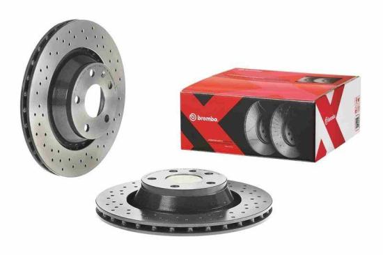 BREMBO Bremsscheibe 09.9768.1X + Bremsbelagsatz, Scheibenbremse P 85 095X Bild BREMBO Bremsscheibe 09.9768.1X + Bremsbelagsatz, Scheibenbremse P 85 095X