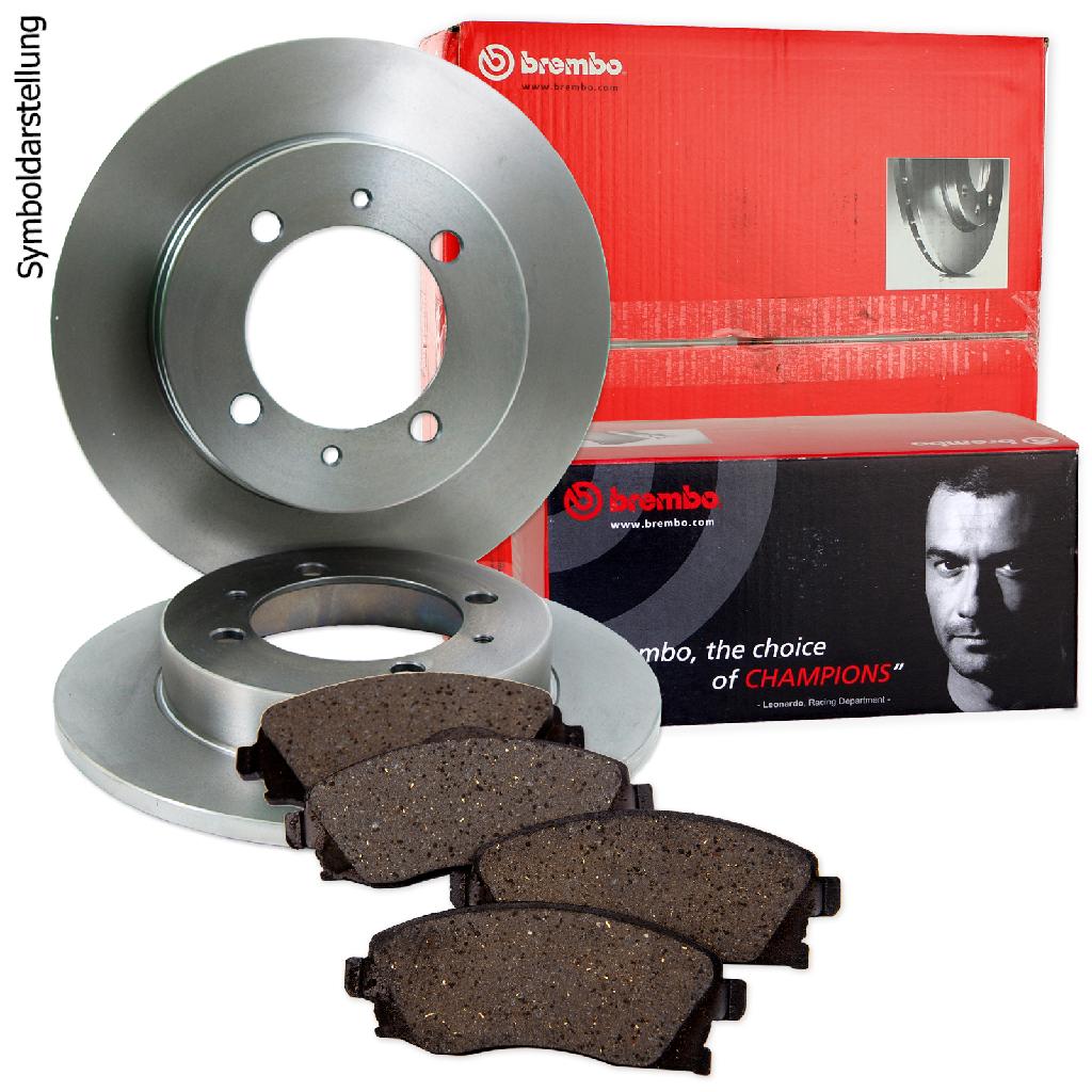 BREMBO Bremsscheibe 08.3636.10 + Bremsbelagsatz, Scheibenbremse P 23 003