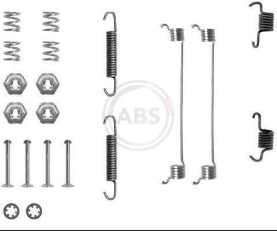 A.B.S. Bremstrommel 5342-S + Radbremszylinder 62832X + Zubehörsatz, Bremsbacken 0651Q + Bremsbackensatz 8135 + Radlagersatz 200004 + Radbremszylinder 62831X Bild A.B.S. Bremstrommel 5342-S + Radbremszylinder 62832X + Zubehörsatz, Bremsbacken 0651Q + Bremsbackensatz 8135 + Radlagersatz 200004 + Radbremszylinder 62831X