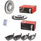 BREMBO Bremsbelagsatz, Scheibenbremse P 85 041 + Bremsscheibe 09.B975.11