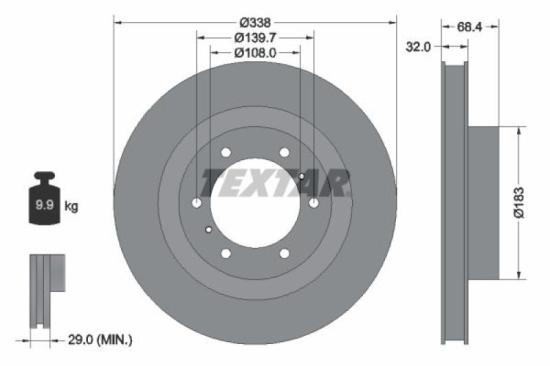 TEXTAR Bremsscheibe 92223903 + Bremsbelagsatz, Scheibenbremse 2402403 + Bremsbelagsatz, Scheibenbremse 2194701 + Bremsscheibe 92231003 Bild TEXTAR Bremsscheibe 92223903 + Bremsbelagsatz, Scheibenbremse 2402403 + Bremsbelagsatz, Scheibenbremse 2194701 + Bremsscheibe 92231003