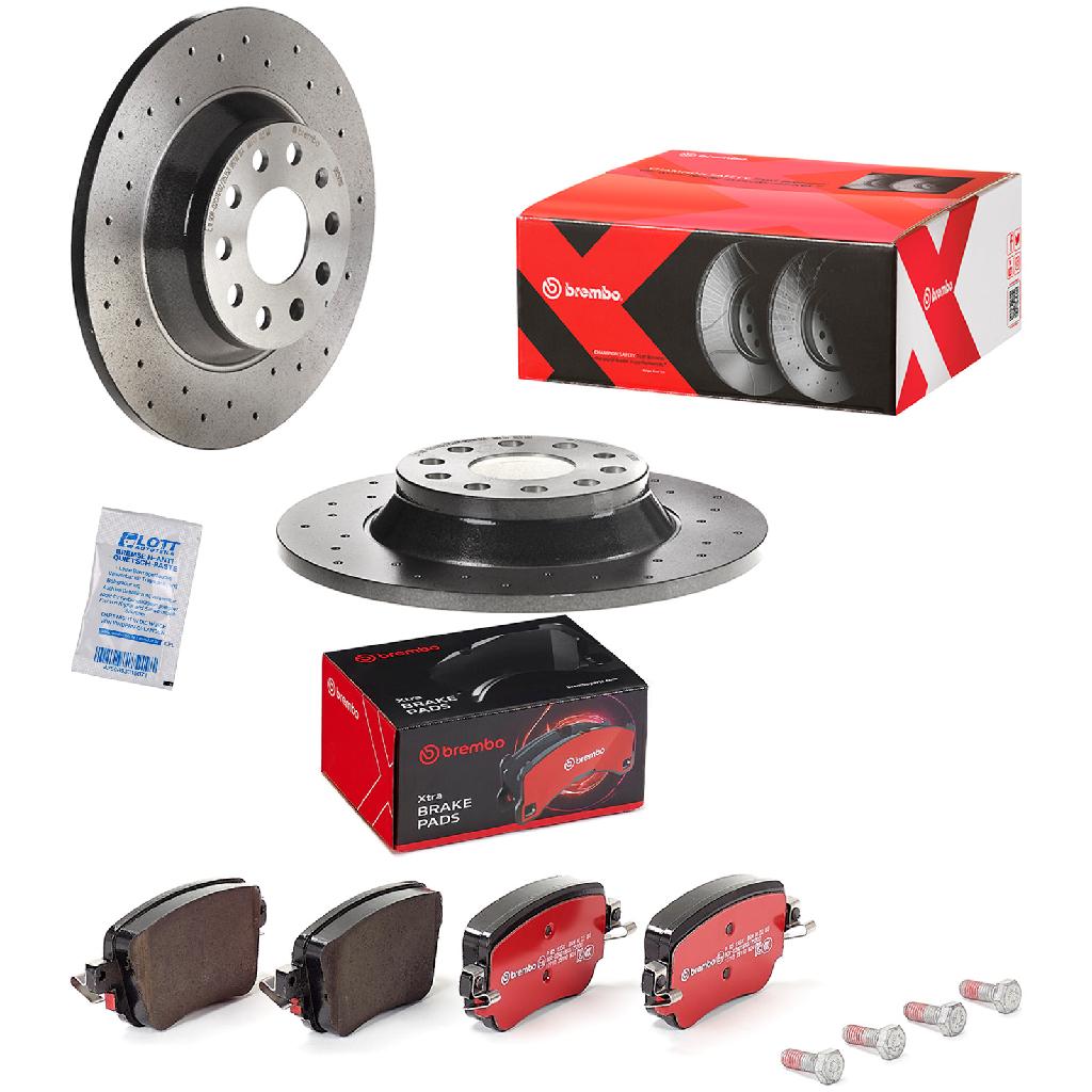 BREMBO Bremsscheibe 08.C501.1X + Bremsbelagsatz, Scheibenbremse P 85 135X