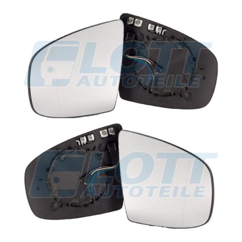 JOHNS Spiegelglas, Außenspiegel 20 74 38-81 + Spiegelglas, Außenspiegel 20 74 37-81 Bild JOHNS Spiegelglas, Außenspiegel 20 74 38-81 + Spiegelglas, Außenspiegel 20 74 37-81