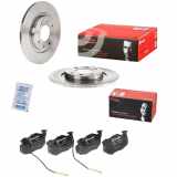 BREMBO Bremsscheibe 08.2938.24 + Bremsbelagsatz, Scheibenbremse P 68 010