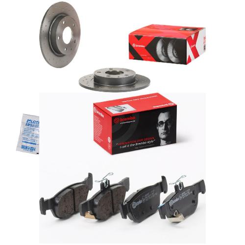 BREMBO Bremsscheibe 08.C653.1X + Bremsbelagsatz, Scheibenbremse P 49 064 Bild BREMBO Bremsscheibe 08.C653.1X + Bremsbelagsatz, Scheibenbremse P 49 064