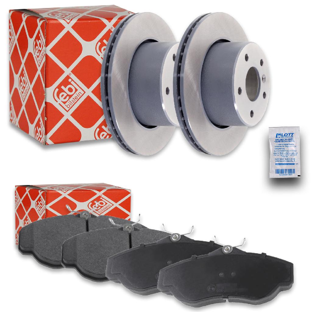 FEBI BILSTEIN Bremsscheibe 43881 + Bremsbelagsatz, Scheibenbremse 116388