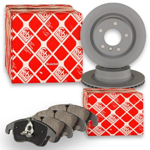 FEBI BILSTEIN Bremsbelagsatz, Scheibenbremse 16748 + Bremsscheibe 19509 Bild FEBI BILSTEIN Bremsbelagsatz, Scheibenbremse 16748 + Bremsscheibe 19509