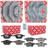 FEBI BILSTEIN Bremsbelagsatz, Scheibenbremse 16479 + Bremsscheibe 39689 + Bremsbelagsatz, Scheibenbremse 16718 + Bremsscheibe 24566