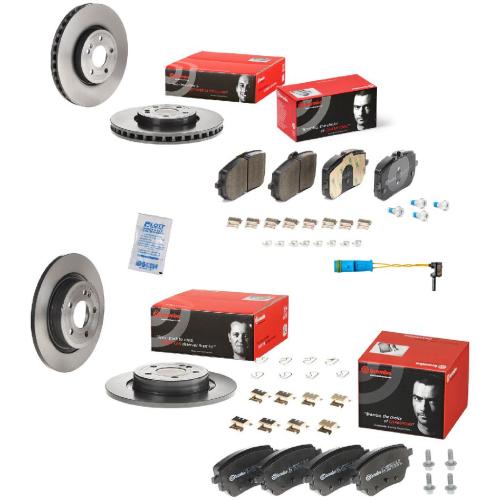 BREMBO Bremsscheibe 09.D985.11 + Bremsbelagsatz, Scheibenbremse P 50 157 + Bremsbelagsatz, Scheibenbremse P 50 151 + Warnkontakt, Bremsbelagverschleiß A 00 353 + Bremsscheibe 08.D759.11 Bild BREMBO Bremsscheibe 09.D985.11 + Bremsbelagsatz, Scheibenbremse P 50 157 + Bremsbelagsatz, Scheibenbremse P 50 151 + Warnkontakt, Bremsbelagverschleiß A 00 353 + Bremsscheibe 08.D759.11