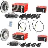 BREMBO Bremsscheibe 09.9425.11 + Warnkontakt, Bremsbelagverschleiß A 00 228 + Bremsbelagsatz, Scheibenbremse P 06 054 + Bremsbelagsatz, Scheibenbremse P 06 033 + Warnkontakt, Bremsbelagverschleiß A 00 229 + Bremsscheibe 09.C894.11