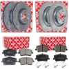 FEBI BILSTEIN Bremsscheibe 106353 + Bremsbelagsatz, Scheibenbremse 16982 + Bremsbelagsatz, Scheibenbremse 16984 + Bremsscheibe 106352