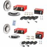 BREMBO Bremsbelagsatz, Scheibenbremse P 23 131 + Bremsbelagsatz, Scheibenbremse P 23 145 + Bremsscheibe 08.A915.11 + Bremsscheibe 09.5180.31