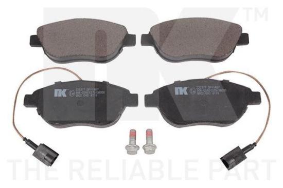 NK Bremsscheibe 209923 + Bremsbelagsatz, Scheibenbremse 222377 Bild NK Bremsscheibe 209923 + Bremsbelagsatz, Scheibenbremse 222377