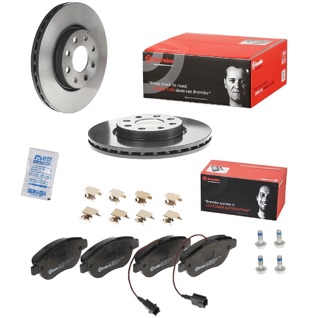 BREMBO Bremsbelagsatz, Scheibenbremse P 23 137 + Bremsscheibe 09.5843.31