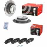 BREMBO Bremsscheibe 08.6897.11 + Bremsbelagsatz, Scheibenbremse P 78 014