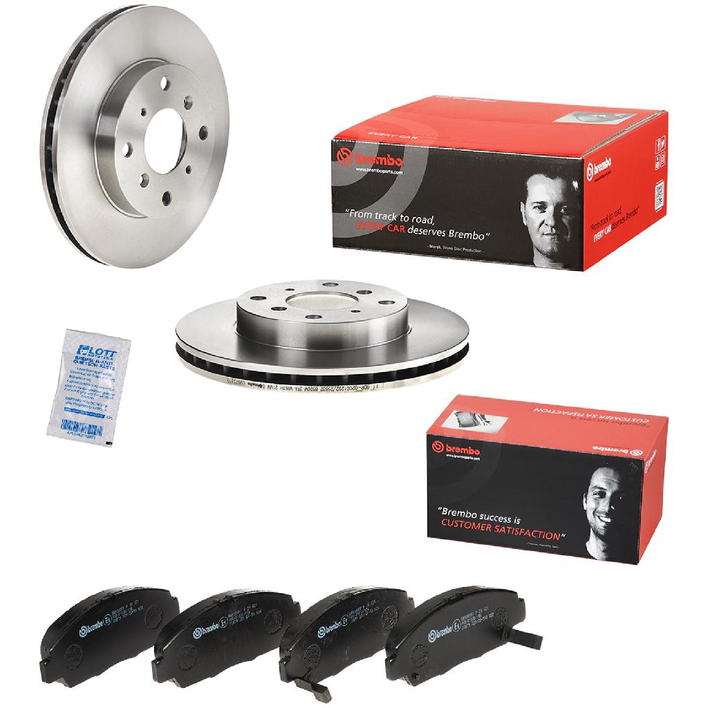 BREMBO Bremsbelagsatz, Scheibenbremse P 28 021 + Bremsscheibe 09.6753.10