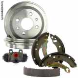 NK Zubehörsatz, Bremsbacken 7919820 + Bremsbackensatz 2745705 + Bremstrommel 251911 + Radbremszylinder 801936