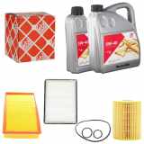 FEBI BILSTEIN Filter, Innenraumluft 27870 + Motoröl 32938 + Luftfilter 39752 + Motoröl 32936 + Ölfilter 100372