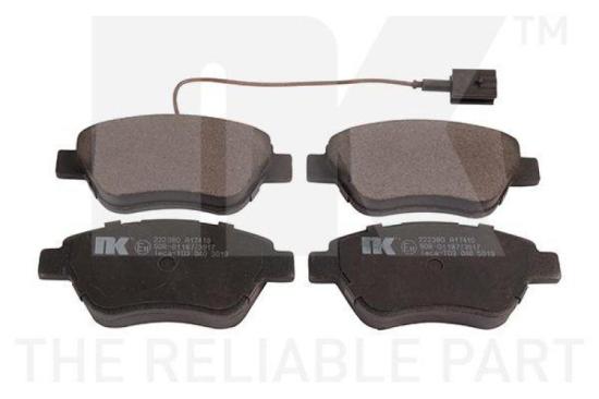 NK Bremsscheibe 202348 + Bremsbelagsatz, Scheibenbremse 222380 Bild NK Bremsscheibe 202348 + Bremsbelagsatz, Scheibenbremse 222380