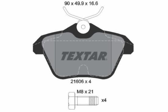 TEXTAR Bremsscheibe 92046903 + Bremsbelagsatz, Scheibenbremse 2160601 Bild TEXTAR Bremsscheibe 92046903 + Bremsbelagsatz, Scheibenbremse 2160601